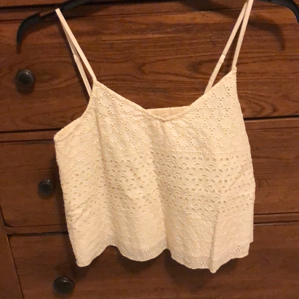 NWOT Beautiful Cream Designed Tank!!